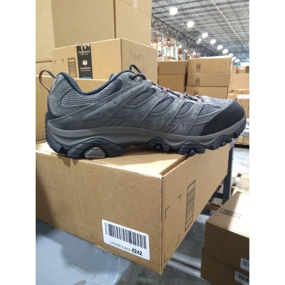 Merrell Men's Moab 3 Mid Waterproof Hiking Boot Granite 12 W